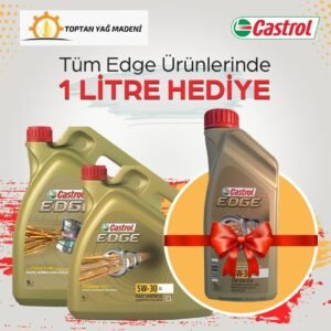 Castrol Edge 5W-30 LL DPF 4 Litre 2022 Üretim Hediyeli