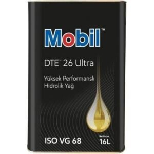 Mobil DTE 26 Ultra ISO 68 16 Lt Üstün Performanslı Hidrolik Sistem Yağı