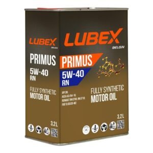 Lubex Primus RN 5W40 3.2 Lt Tam Sentetik Motor Yağı