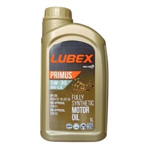 Lubex Primus MV-LA 5W30 1 Lt Tam Sentetik Motor Yağı