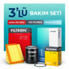 Filtron Mercedes E200 CGI Filtre Bakım Seti (2010-2013) 3 Lü
