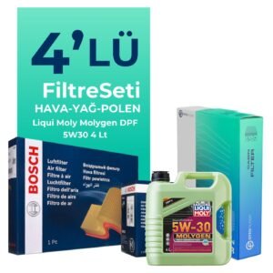 BOSCH Chevrolet Lacetti 1.6 Filtre Bakım Seti Liqui Moly Motor Yağlı (2005-2014) 4 Lü