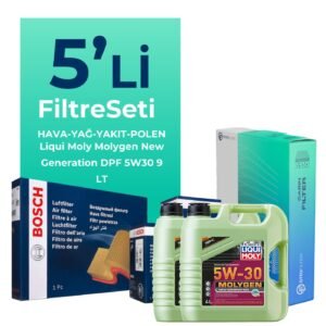 Bosch Chrysler 300C 3.0 Dizel Filtre Bakım Seti Liqui Moly Motor Yağlı (2004-2012) 5 Li