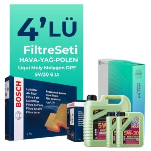 BOSCH Fiat Ducato 2.2 Dizel Filtre Bakım Seti Liqui Moly Motor Yağlı (2006-2012) 4 Lü