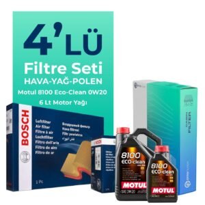 BOSCH Ford Kuga 1.5 Dizel Manuel Filtre Bakım Seti Motul Motor Yağlı (2019-2023) 4 Lü