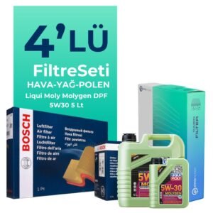 BOSCH Kia Cerato 1.6 Dizel Filtre Bakım Seti Liqui Moly Motor Yağlı (2016-2019) 4 Lü