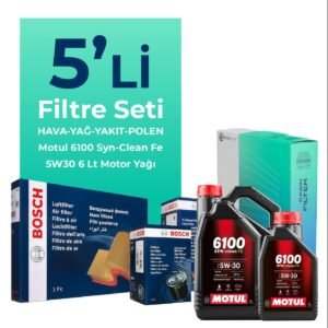 BOSCH Land Rover Evoque 2.2 Dizel Filtre Bakım Seti Motul Motor Yağlı (2012-2014) 5 Li