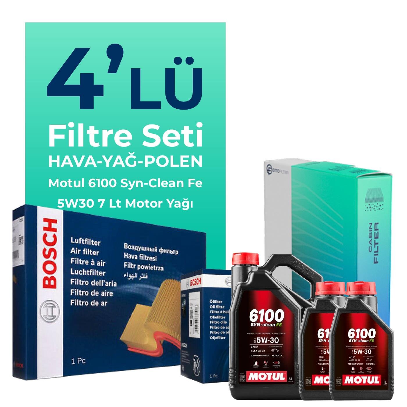 bosch-mercedes-e220-dizel-filtre-bakim-seti-motul-motor-yagli-2009-2013-4-lu-108361