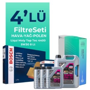 BOSCH Renault Master 2.3 Dizel Filtre Bakım Seti Liqui Moly Motor Yağlı (2011-2021) 4 Lü