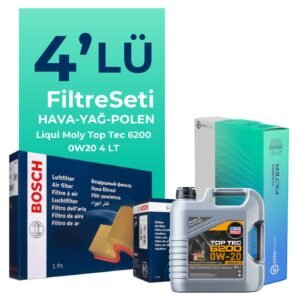 BOSCH Seat Leon 1.0 TSi Filtre Bakım Seti Liqui Moly Motor Yağlı (2020-2024) 4 Lü