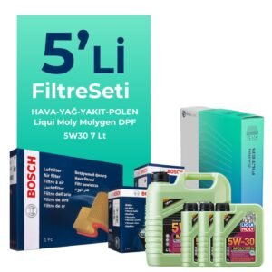 BOSCH Toyota Hilux 3.0 Filtre Bakım Seti Liqui Moly Motor Yağlı (2006-2015) 5 Li
