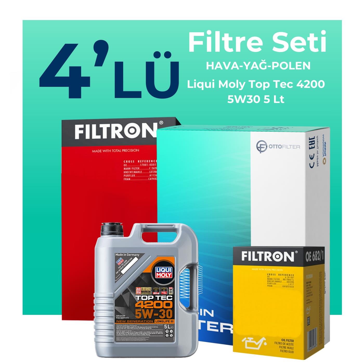 filtron-audi-a4-1-8-tfsi-170-hp-filtre-bakim-seti-liqui-moly-motor-yagli-2008-2015-4-lu-127834