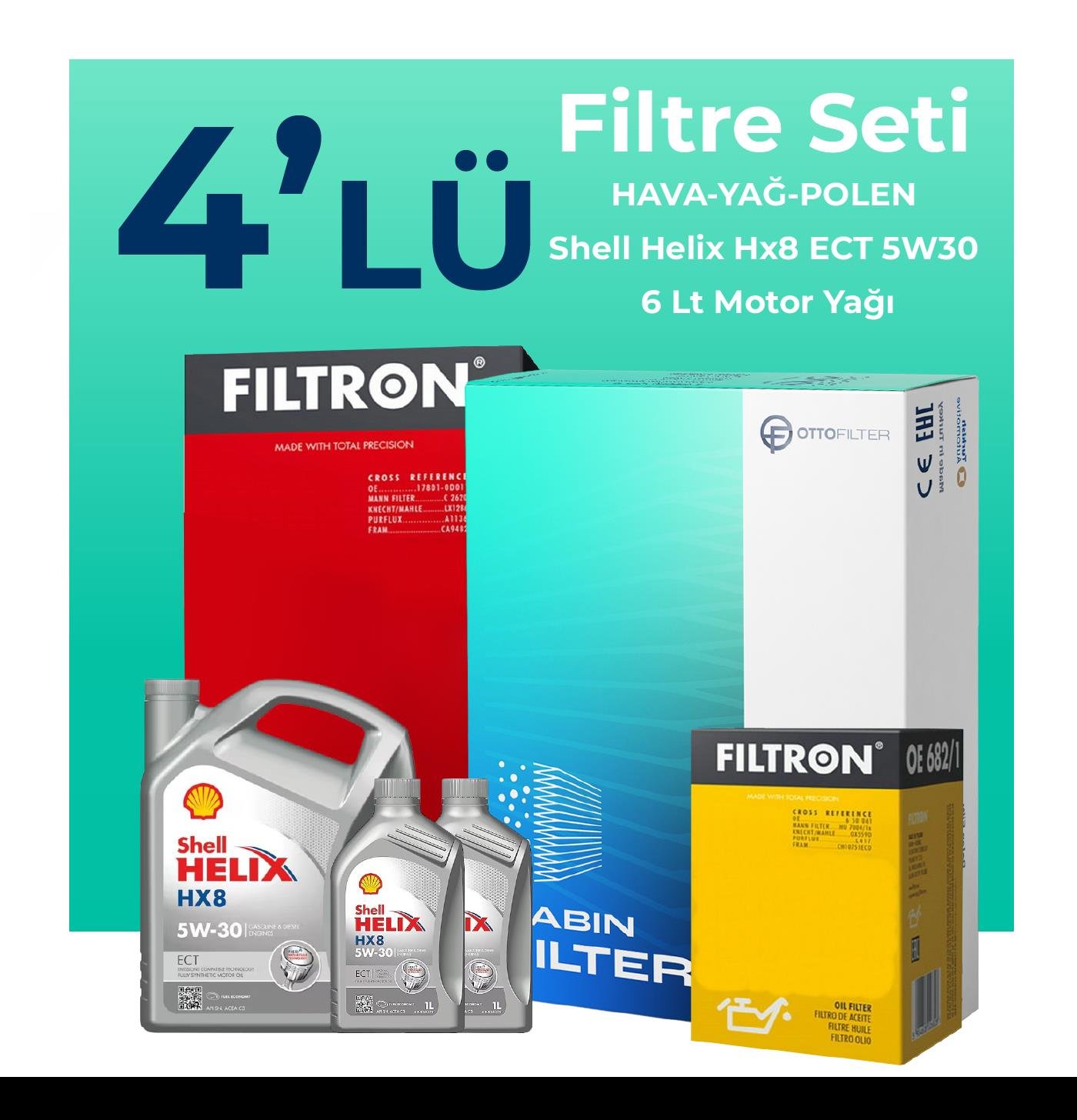 filtron-bmw-5-20-dizel-filtre-bakim-seti-shell-motor-yagli-2007-2010-4-lu-105336