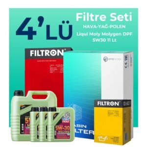 Filtron Ford Transit V347 3.2 Dizel Filtre Bakım Seti Liqui Moly Motor Yağlı (2006-2014) 4 Lü
