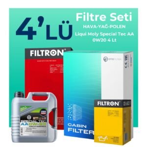 Filtron Honda City 1.5 Benzin Filtre Bakım Seti Liqui Moly Motor Yağlı (2021-2024) 4 Lü