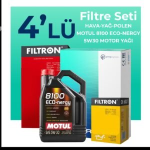 Filtron Hyundai Getz 1.3 Benzin Filtre Bakım Seti Motul Motor Yağlı (2002-2007) 4 Lü