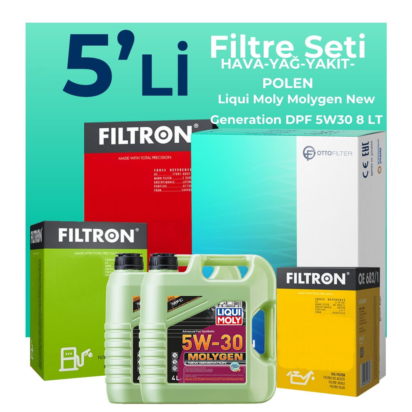 filtron-kia-sorento-2-5-dizel-filtre-bakim-seti-liqui-moly-motor-yagli-2006-2011-5-li-124917