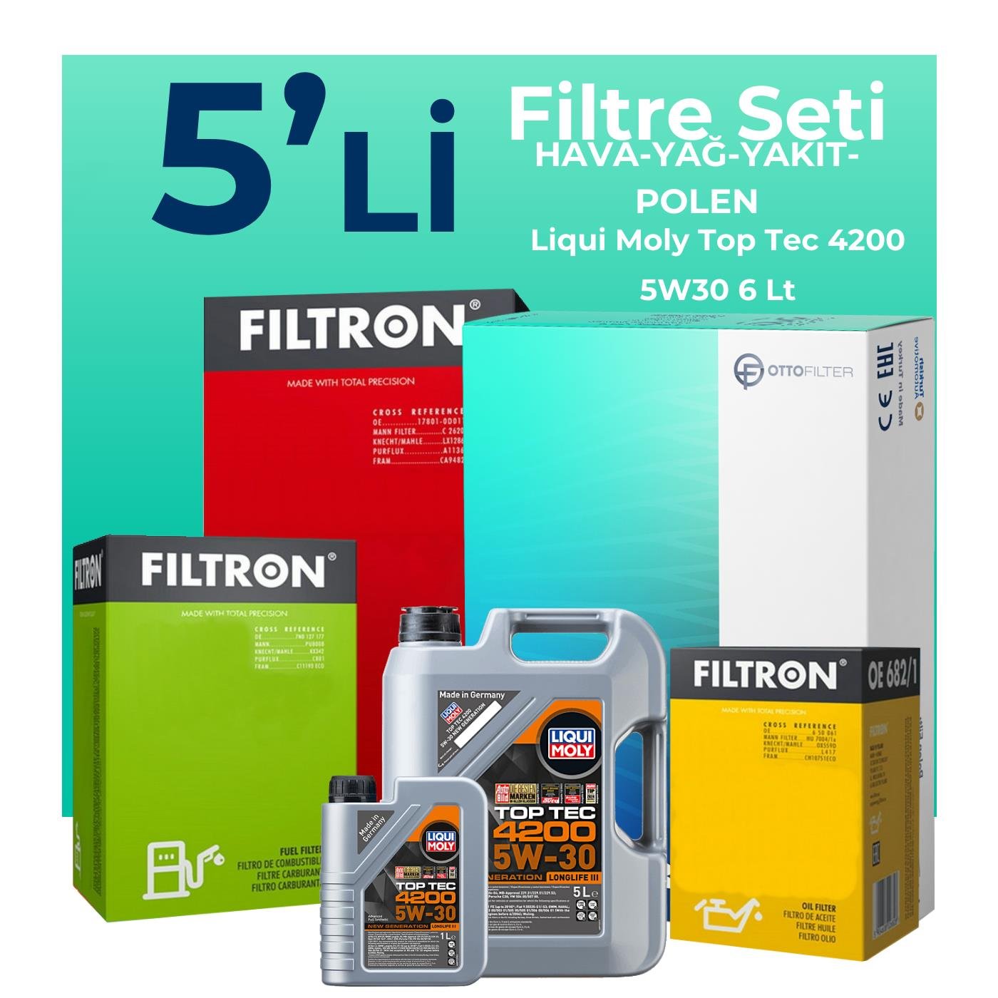 filtron-mercedes-cls250-dizel-filtre-bakim-seti-liqui-moly-motor-yagli-2011-2017-5-li-127845