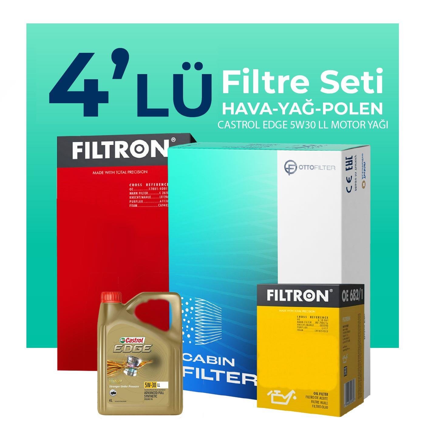 filtron-mercedes-sprinter-515-dizel-filtre-bakim-seti-castrol-motor-yagli-2006-2012-4-lu-68447