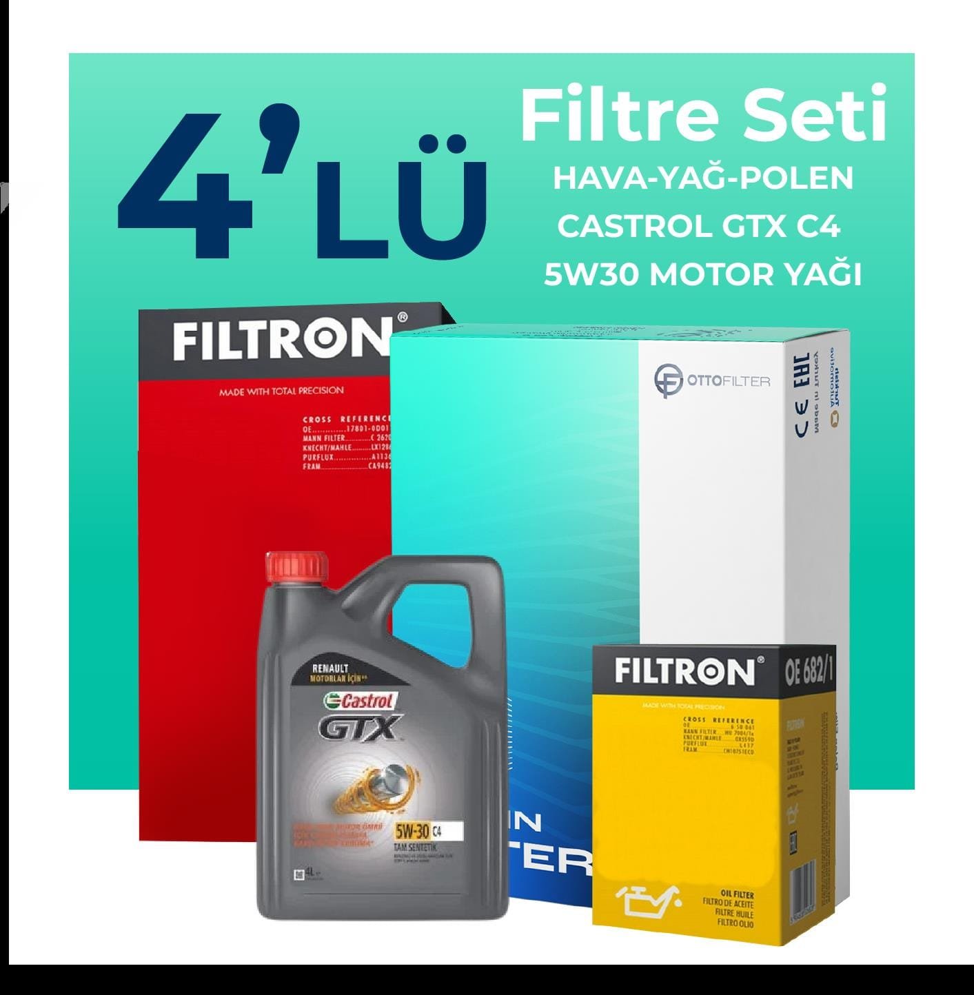 filtron-nissan-juke-1-5-dizel-filtre-bakim-seti-castrol-motor-yagli-2014-2019-4-lu-58625