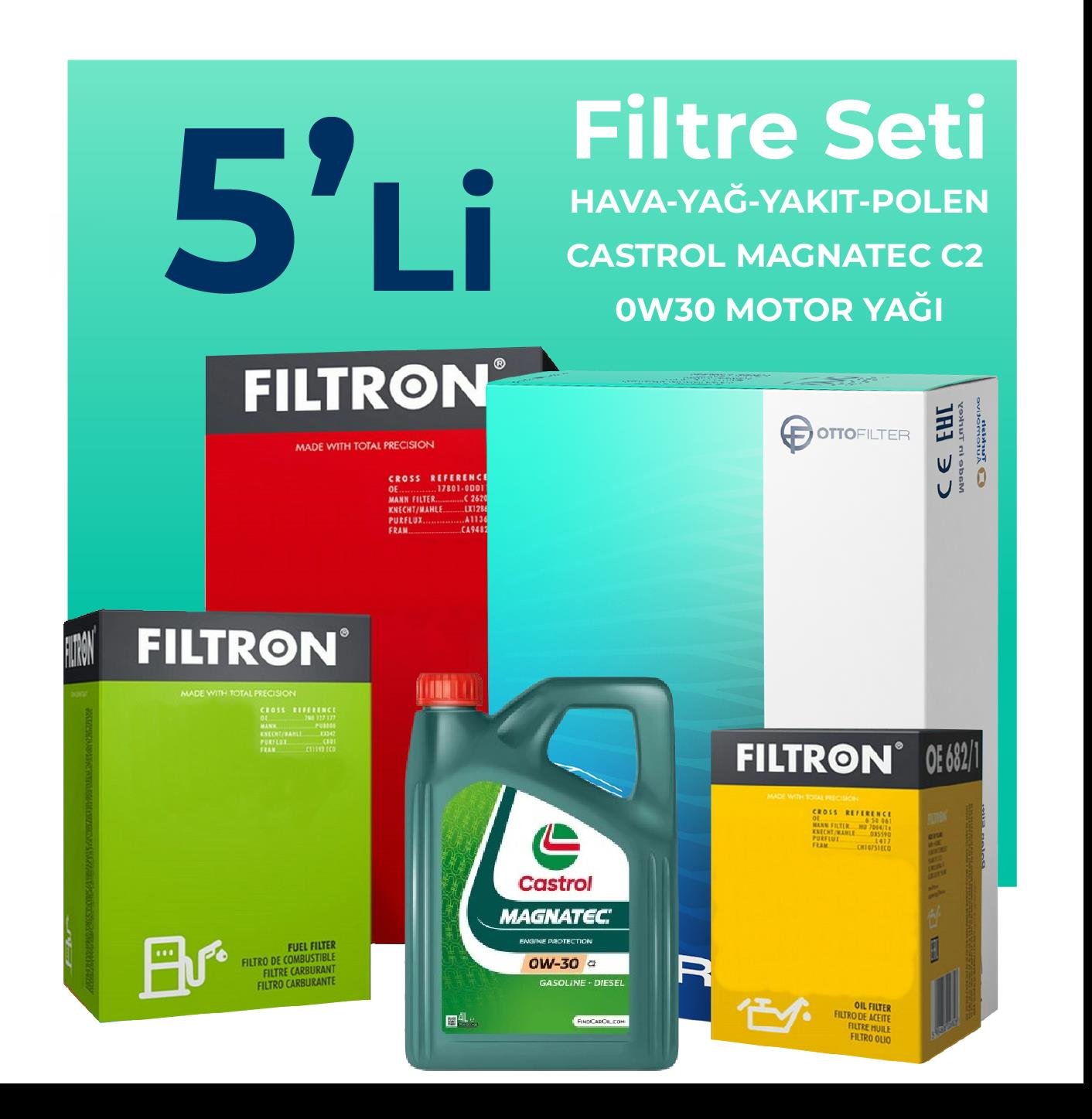 filtron-peugeot-expert-2-0-dizel-filtre-bakim-seti-castrol-motor-yagli-2017-2024-5-li-103787