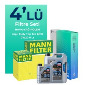 MANN Ford Kuga 1.5 Dizel Otomatik Filtre Bakım Seti Liqui Moly Motor Yağlı (2019-2023) 4 Lü