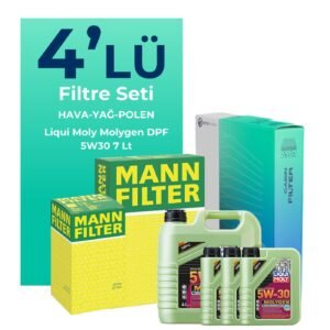 MANN Ford Ranger 2.5 Dizel Filtre Bakım Seti Liqui Moly Motor Yağlı (2006-2012) 4 Lü