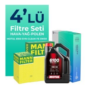 MANN Hyundai Getz 1.5 Dizel Filtre Bakım Seti Motul Motor Yağlı (2006-2011) 4 Lü