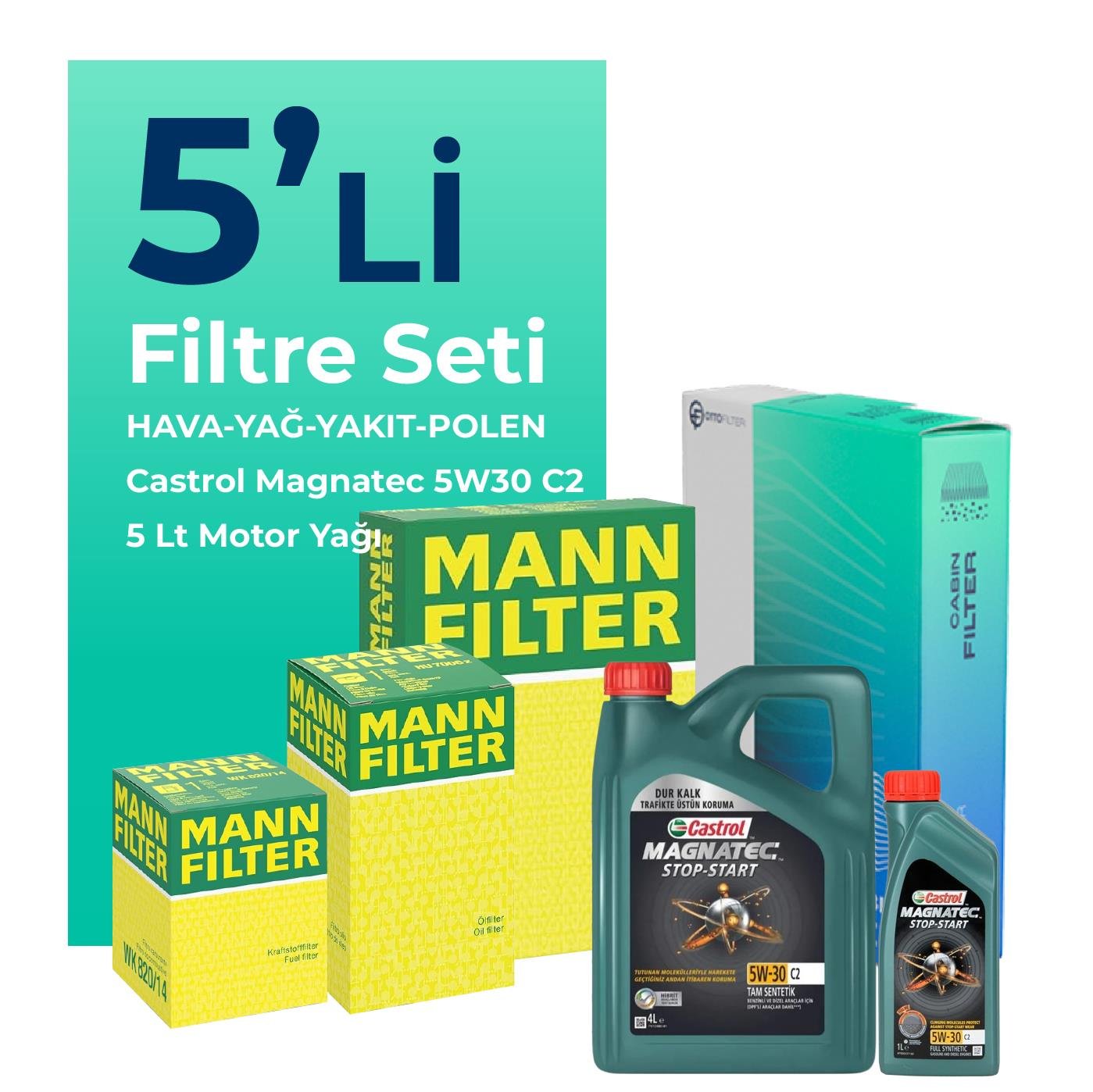 mann-kia-cerato-1-5-dizel-filtre-bakim-seti-castrol-motor-yagli-2004-2006-5-li-108020