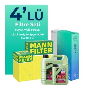 MANN Kia Soul 1.6 Dizel Filtre Bakım Seti Liqui Moly Motor Yağlı (2010-2014) 4 Lü