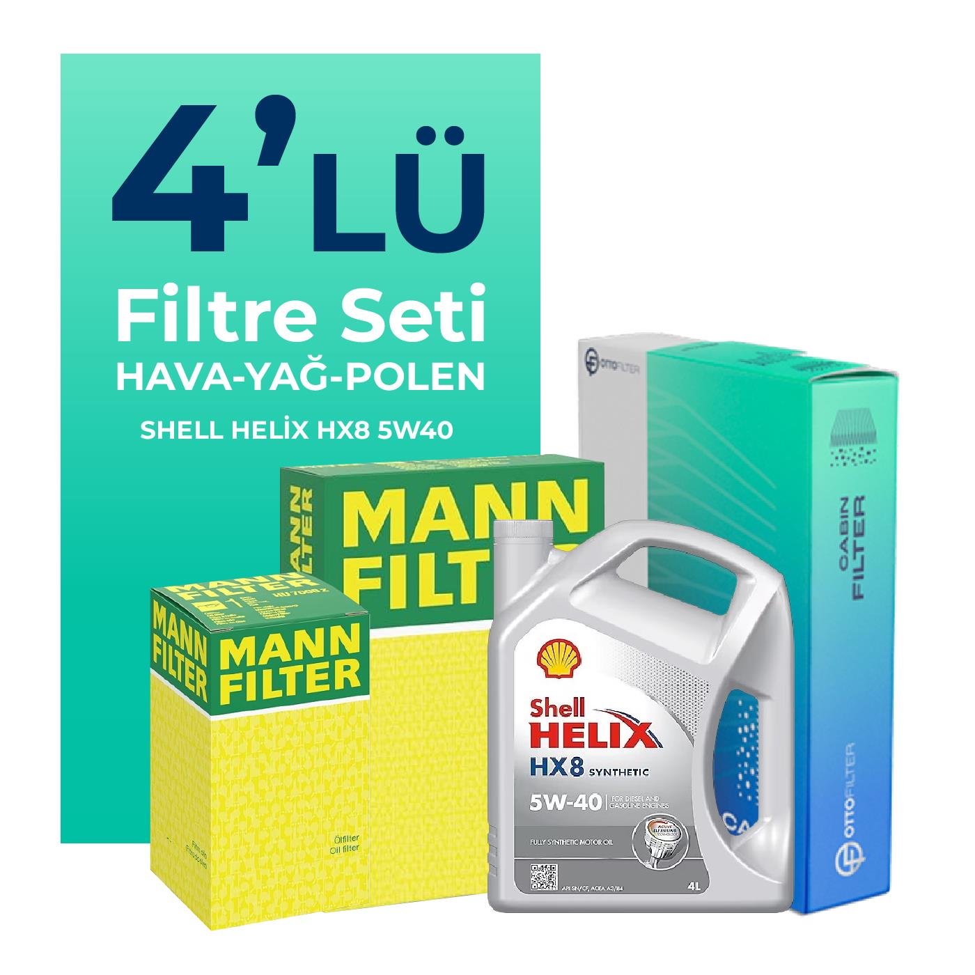 mann-lancia-delta-1-4-benzin-filtre-bakim-seti-shell-motor-yagli-2008-2015-4-lu-66314