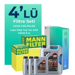 MANN Land Rover Discovery 2.0 Dizel Filtre Bakım Seti Liqui Moly Motor Yağlı (2017-2022) 4 Lü