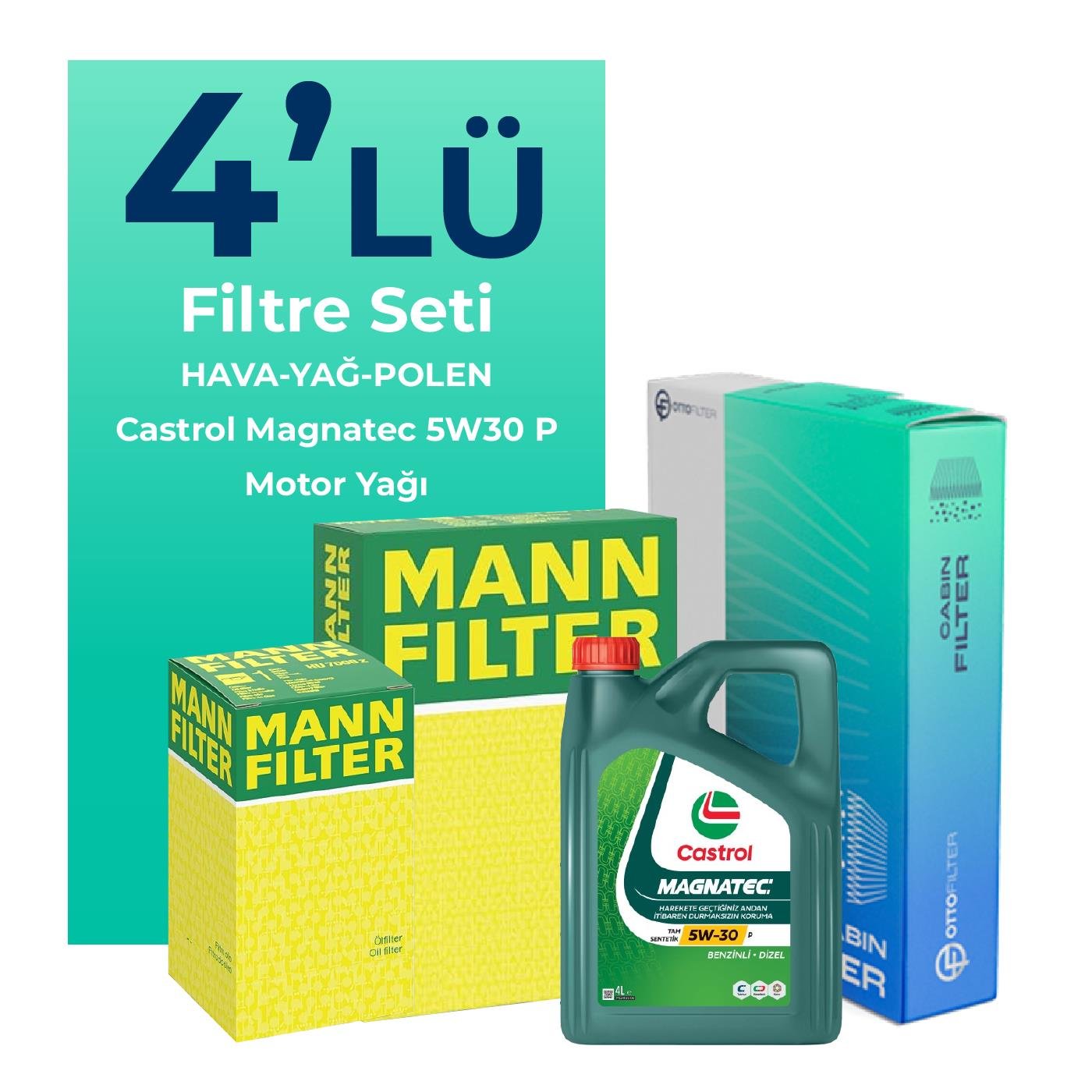 mann-opel-corsa-1-2-filtre-bakim-seti-castrol-motor-yagli-2014-2019-4-lu-104832
