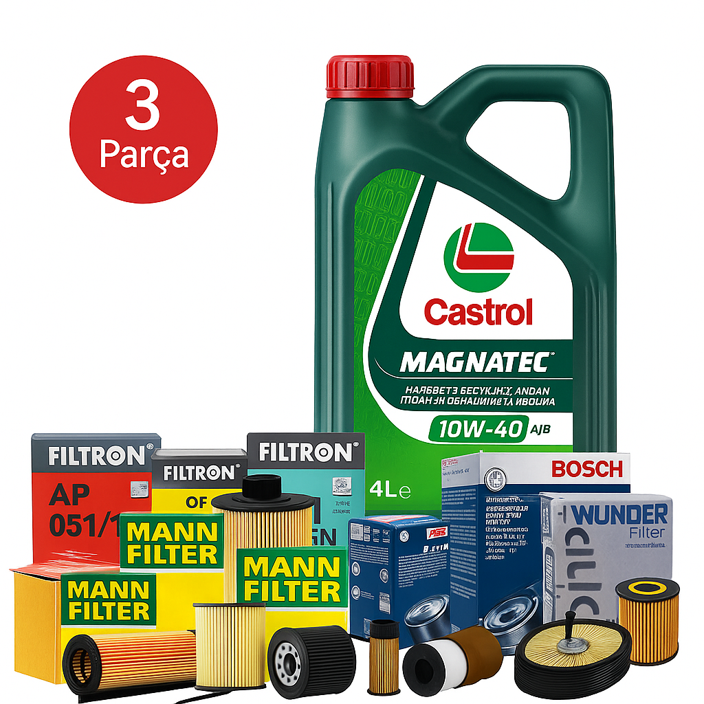 3-Parca-Filtre-Bakim-Seti-Castrol-10W-40-Magnatec-10W-40-4-Litre