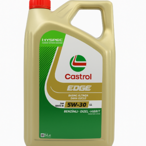 Castrol Edge 5W-30 LL 5 Litre - 2025 Üretim Tam Sentetik Motor Yağı