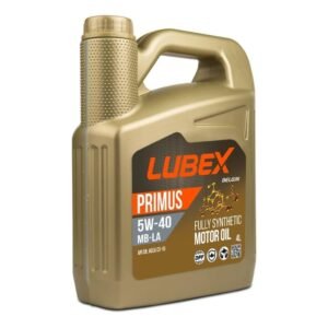 Lubex Primus MB-LA 5W40 4 Lt Tam Sentetik Motor Yağı
