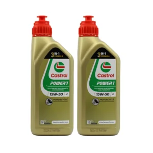 Castrol Power 1 4T 15W50 1 Lt Motosiklet Yağı (2 Adet) Motor Yağı Üretim 2026