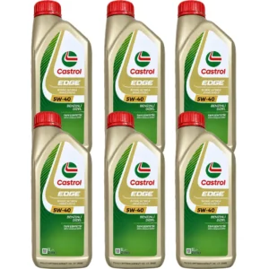 Castrol Edge 5W40 1 Lt Tam Sentetik Motor Yağı (6 Adet)