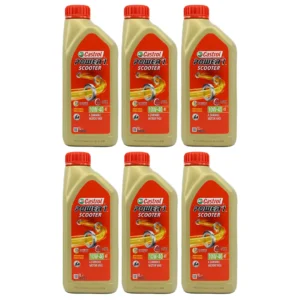 Castrol Power 1 Scooter 10W40 4T 1 Lt Motosiklet Yağı (6 Adet) Motor Yağı Üretim 2026