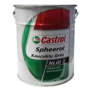 Castrol Spheerol Kauçuklu Yeşil Gres 16 Kg Suya Dayanıklı Üretim 2026