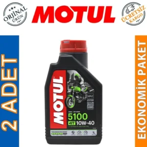 Motul 5100 10W40 4T 1 Lt Motosiklet Yağı (2 Adet) Motor Yağı Üretim 2026