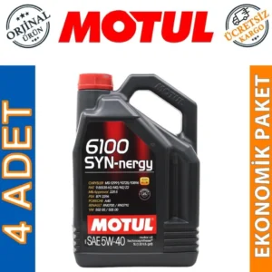 Motul 6100 SYN-Nergy 5W40 5 Lt Motor Yağı (4 Adet)