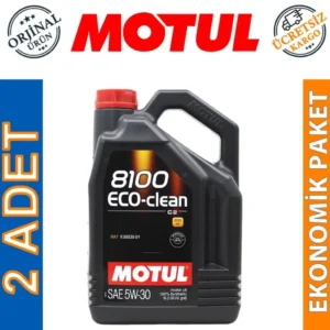 Motul 8100 Eco-Clean 5W30 5 Lt Tam Sentetik Motor Yağı (2 Adet)