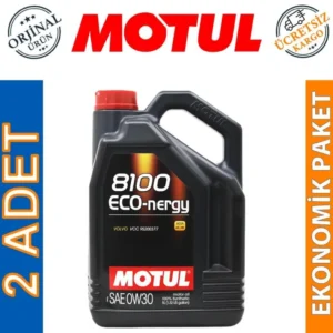 Motul 8100 Eco-Nergy 0W30 5 Lt Tam Sentetik Motor Yağı (2 Adet)