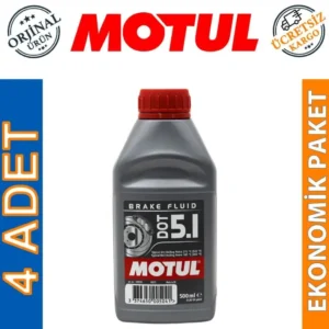 Motul Dot 5.1 500 Ml Tam Sentetik Fren Hidrolik Yağı (4 Adet)