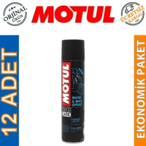 Motul E9 Wash & Wax Sprey 400 Ml Cilalı Parlatıcı (12 Adet)