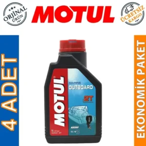 Motul Marine Outboard 2T 1 Lt 2 Zamanlı Tekne Motor Yağı (4 Adet) Üretim 2026