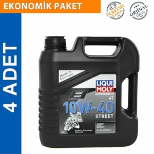 Liqui Moly 10W-40 4T Street 4 Lt Motosiklet Motor Yağı (4 Adet) Üretim 2026