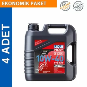 Liqui Moly 10W-40 4T Street Race 4 Lt Motosiklet Yağı (4 Adet) Motor Yağı Üretim 2026