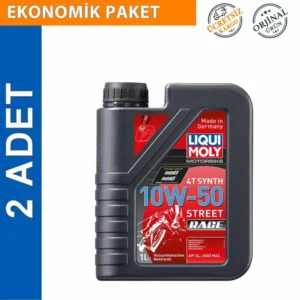Liqui Moly 10W-50 4T Street Race 1 Lt Motosiklet Yağı (2 Adet) Motor Yağı Üretim 2026